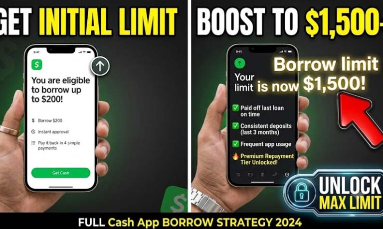 Cash App Borrow Limit